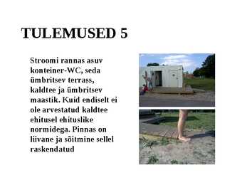 LIIKUMISPUUDEGA INIMESTE VÕIMALUSED AVALIKES RANDADES STROOMI RANNA NÄITEL #10