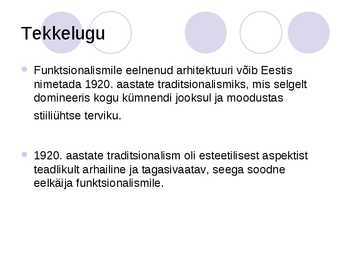 Funktsionalism #2