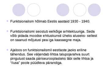 Funktsionalism #3