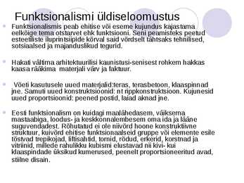Funktsionalism #4