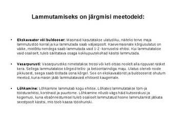 Hoonete lammutamine #6