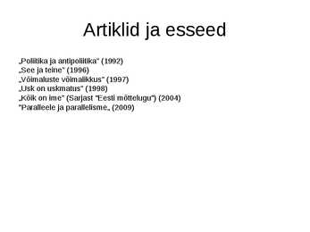 Jaan Kaplinski #8