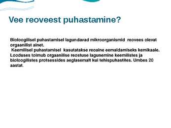 VESI JA VEE PROBLEEMID MAAIlMAS #4
