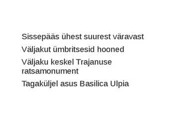 Rooma kokkuvõte #3