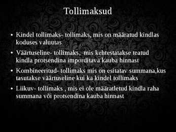 Euroopa Kaubanduspoliitika #11