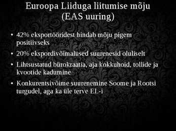 Euroopa Kaubanduspoliitika #7