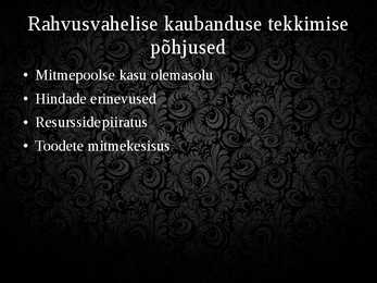 Euroopa Kaubanduspoliitika #8