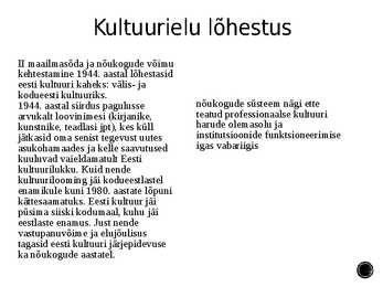 Nõukogude okupatsioon #6