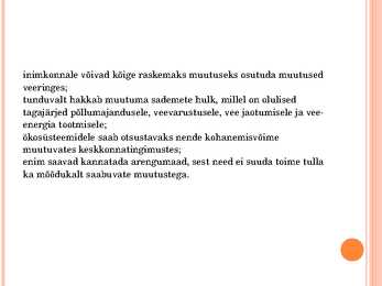 Kasvuhooneefekt ja kliimamuutused #13
