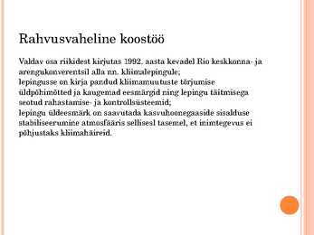 Kasvuhooneefekt ja kliimamuutused #14