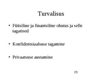 Klienditeenindus ja teeninduskultuur #19