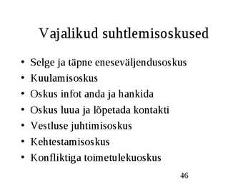 Klienditeenindus ja teeninduskultuur #46