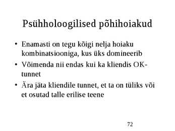 Klienditeenindus ja teeninduskultuur #72