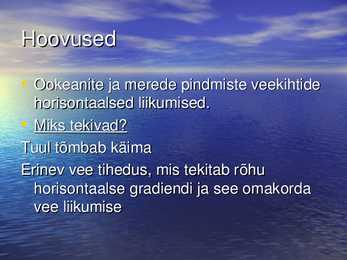 Hüdrosfäär #19