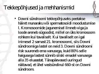 Downi sündroom #3