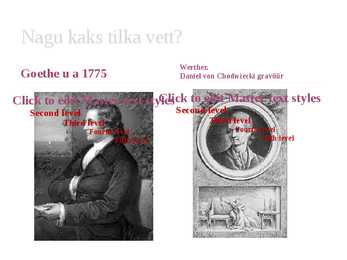 Noore Wertheri kannatused- taustad #2
