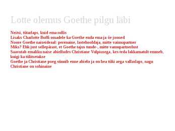 Noore Wertheri kannatused- taustad #13