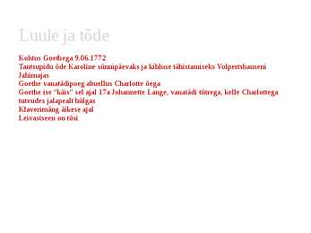 Noore Wertheri kannatused- taustad #17