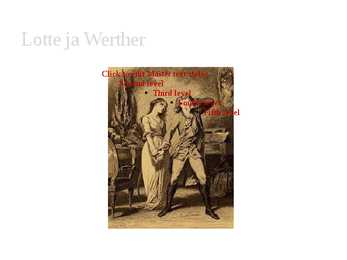 Noore Wertheri kannatused- taustad #19
