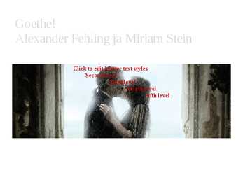 Noore Wertheri kannatused- taustad #37