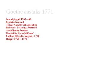 Noore Wertheri kannatused- taustad #7
