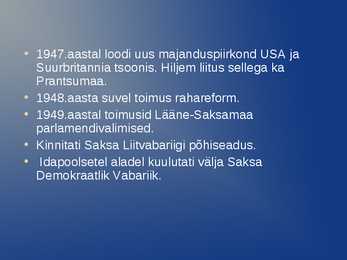 Saksamaa pärast Teise maailmasõja lõppu #4