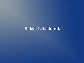Saksamaa pärast Teise maailmasõja lõppu