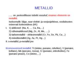 Keemilised elemendid #6