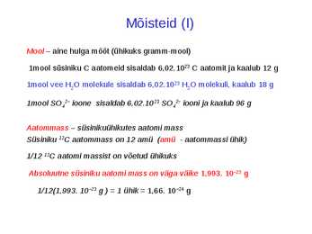 Keemilised elemendid #9