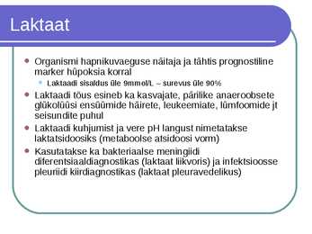 Süsivesikute ainevahetus ja labordiagnostika #25