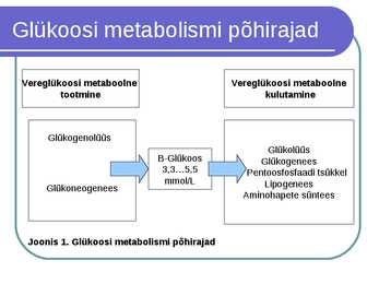 Süsivesikute ainevahetus ja labordiagnostika #4