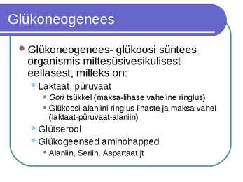 Süsivesikute ainevahetus ja labordiagnostika #41