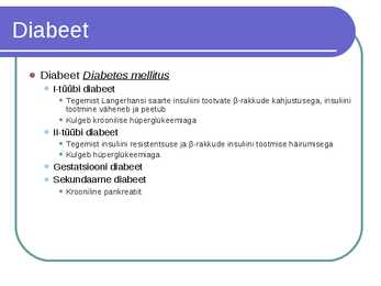 Süsivesikute ainevahetus ja labordiagnostika #44