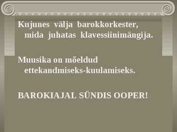 Muusikaajalugu sissejuhtatav loeng #19