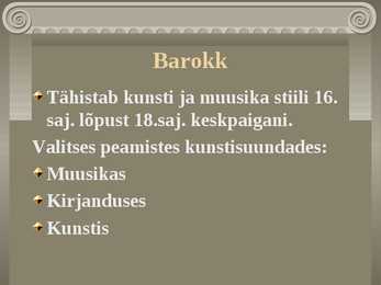 Muusikaajalugu sissejuhtatav loeng #3