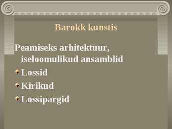 Muusikaajalugu sissejuhtatav loeng #6