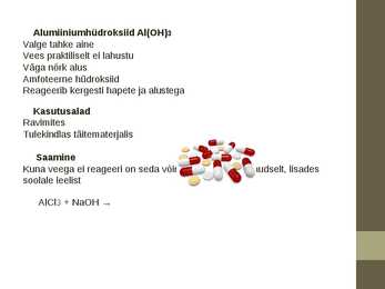 Al-Sn ja Pb ühendid-Elementide keemia esitlus #4
