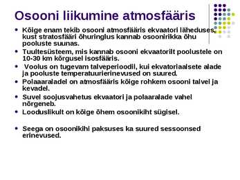 Osoon esitlus #7