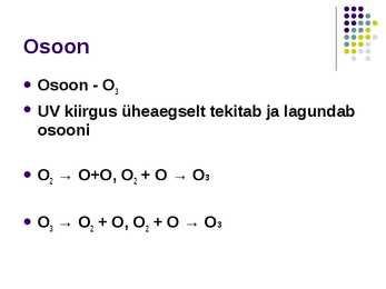 Osoon esitlus #8