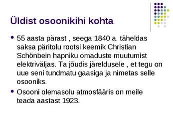 Osoon esitlus #9