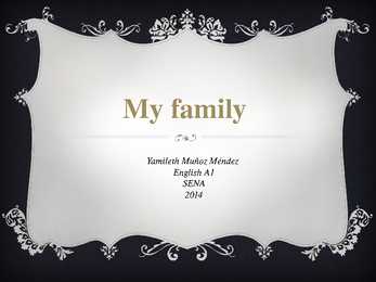 My family