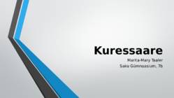 Kuressaare PowerPoint Inglise keeles