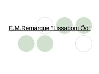 E M Remarque-Lissaboni Öö