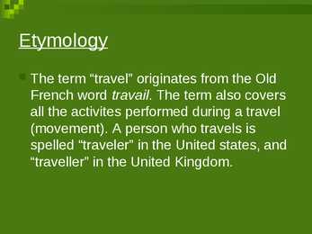 Traveling #3