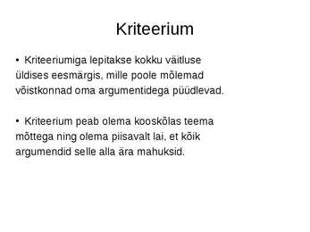 Väitlus #11