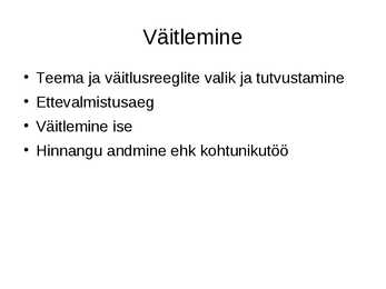 Väitlus #3