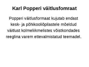 Väitlus #9