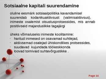 Sotsiaalne kapital #14
