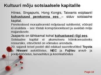 Sotsiaalne kapital #10