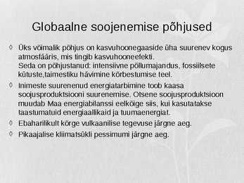 Globaalne soojenemine ja jahenemine #3